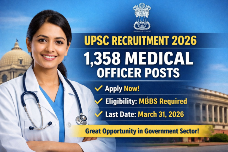 UPSC Recruitment 2026