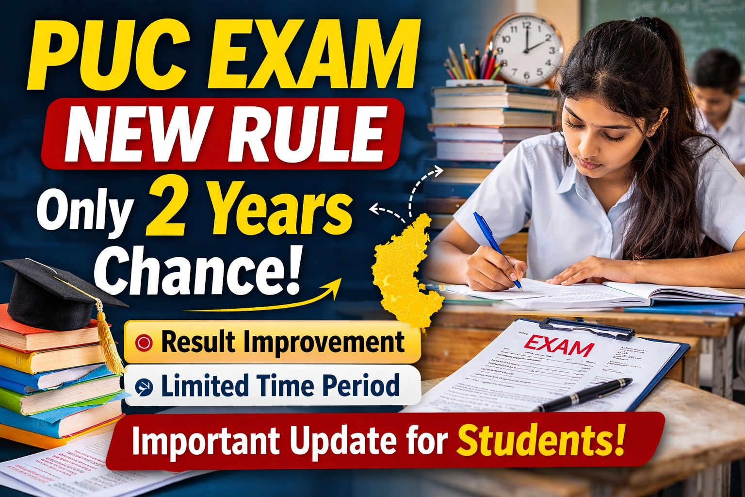 Karnataka PUC Exam Rule Change