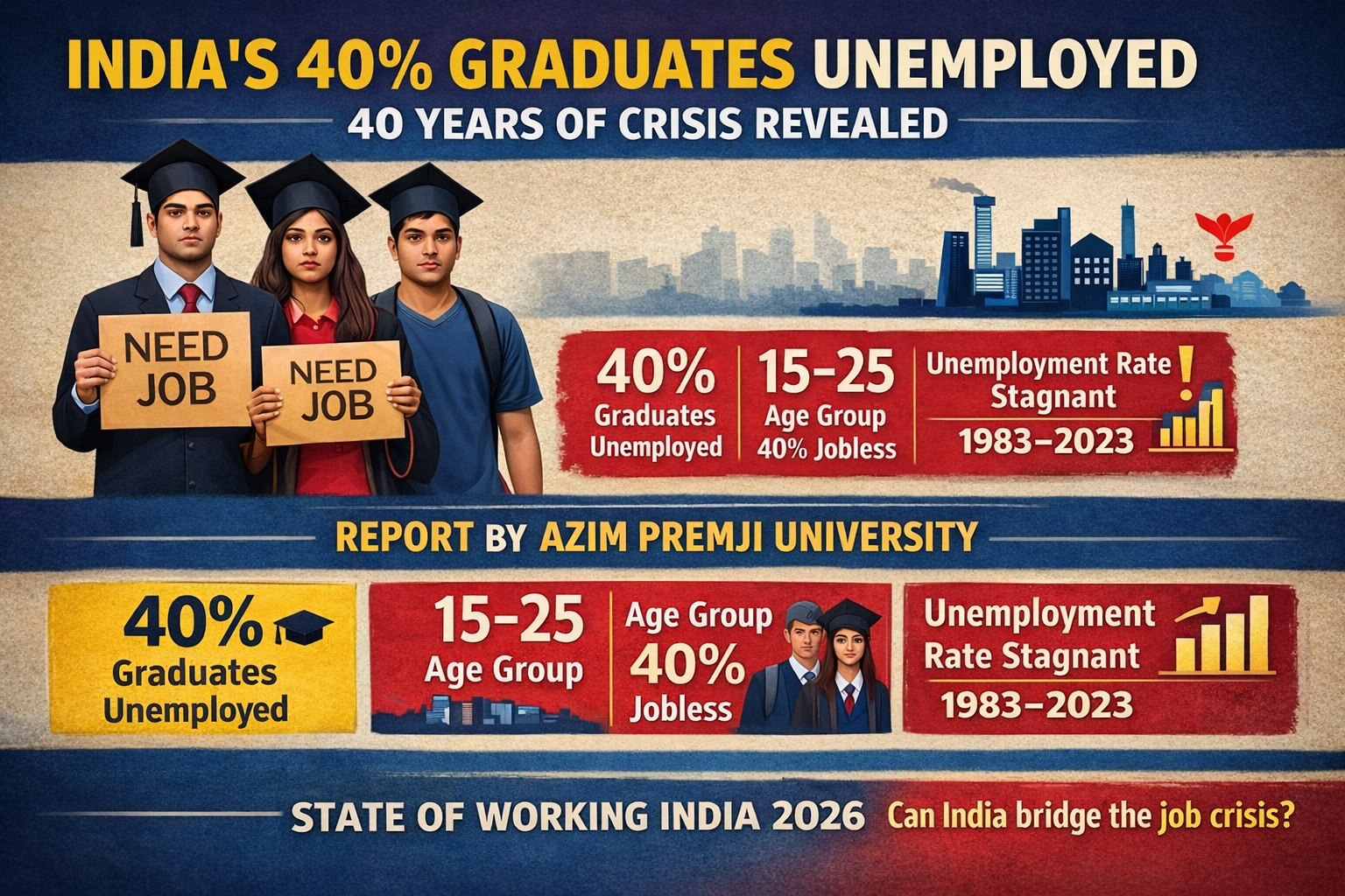 ndia's graduate unemployment crisis revealed