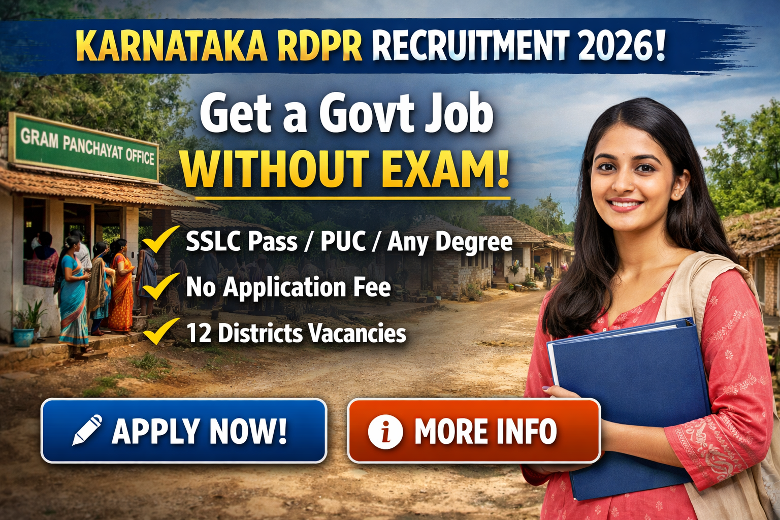 Karnataka RDPR recruitment 2026 advertisement