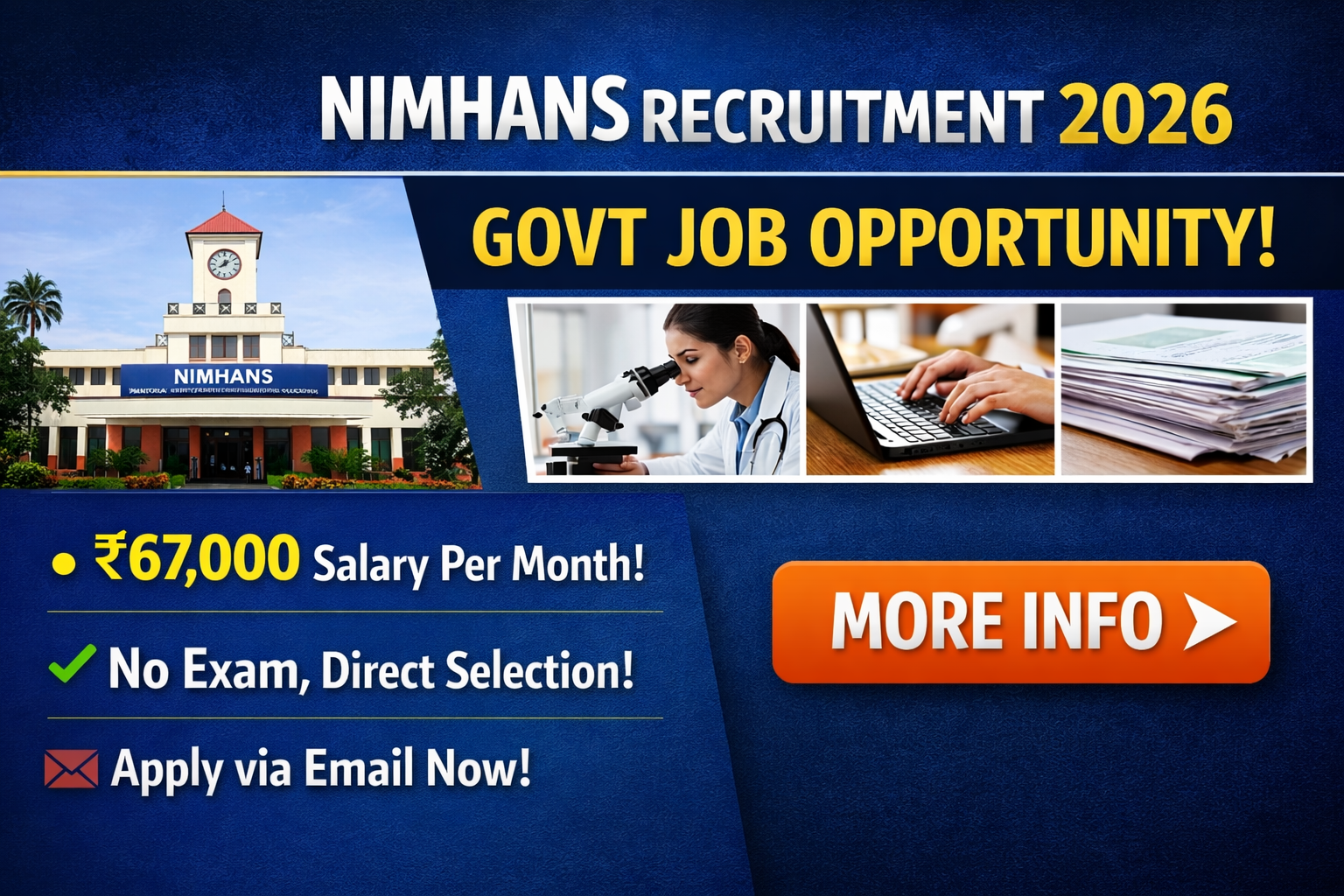 nimhans recruitment 2026 announcement